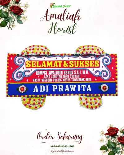 Karangan Bunga Ucapan Selamat di Ule