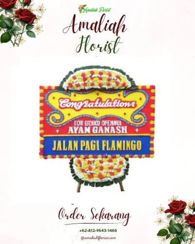 Bunga Papan Congratulation di Ule